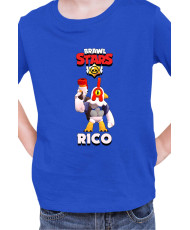 Детска Тениска Brawl Stars Battle Royale Rico Chicken