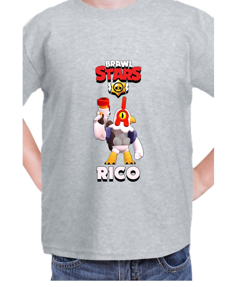 Детска Тениска Brawl Stars Battle Royale Rico Chicken Детска Тениска Brawl Stars Battle Royale Rico Chicken
