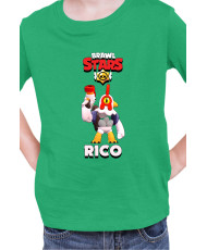 Детска Тениска Brawl Stars Battle Royale Rico Chicken