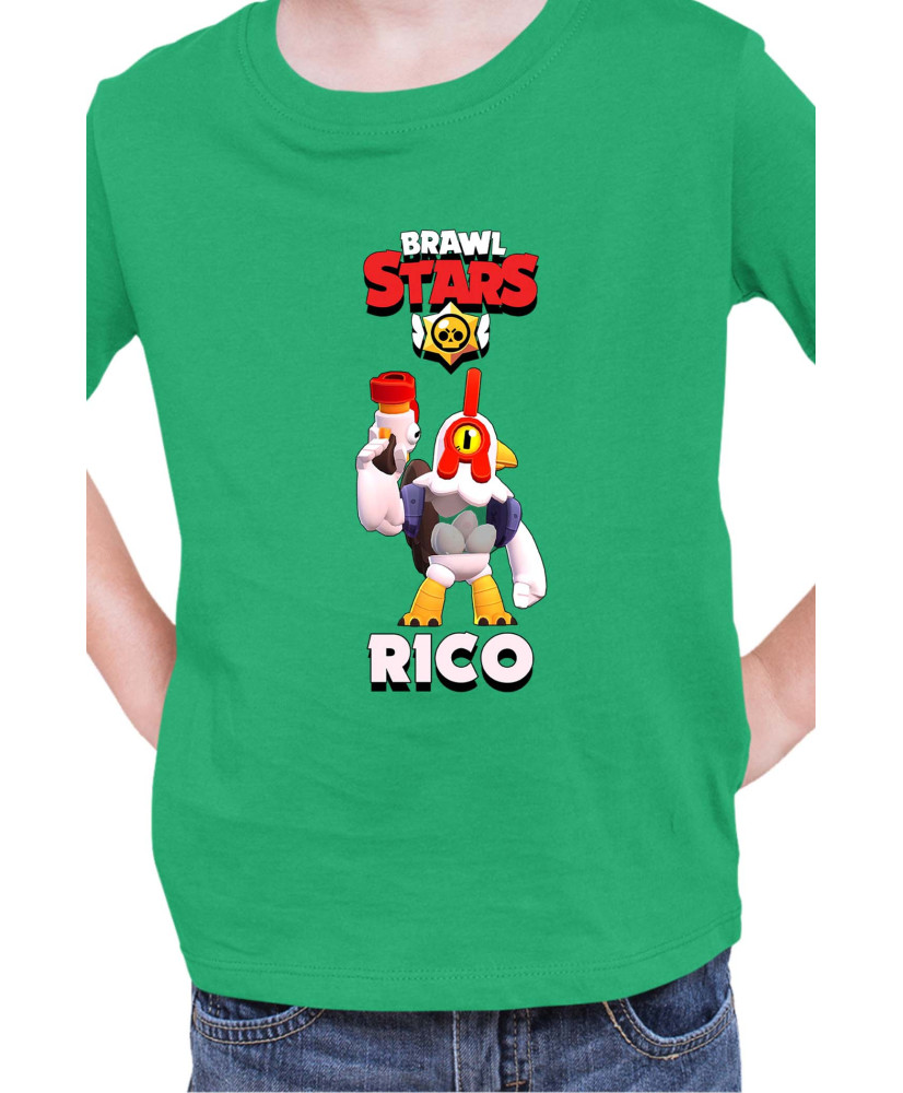 Детска Тениска Brawl Stars Battle Royale Rico Chicken Детска Тениска Brawl Stars Battle Royale Rico Chicken