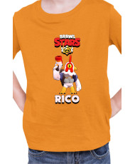 Детска Тениска Brawl Stars Battle Royale Rico Chicken