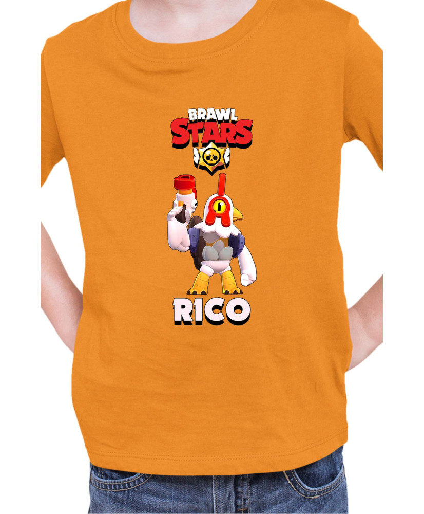 Детска Тениска Brawl Stars Battle Royale Rico Chicken Детска Тениска Brawl Stars Battle Royale Rico Chicken