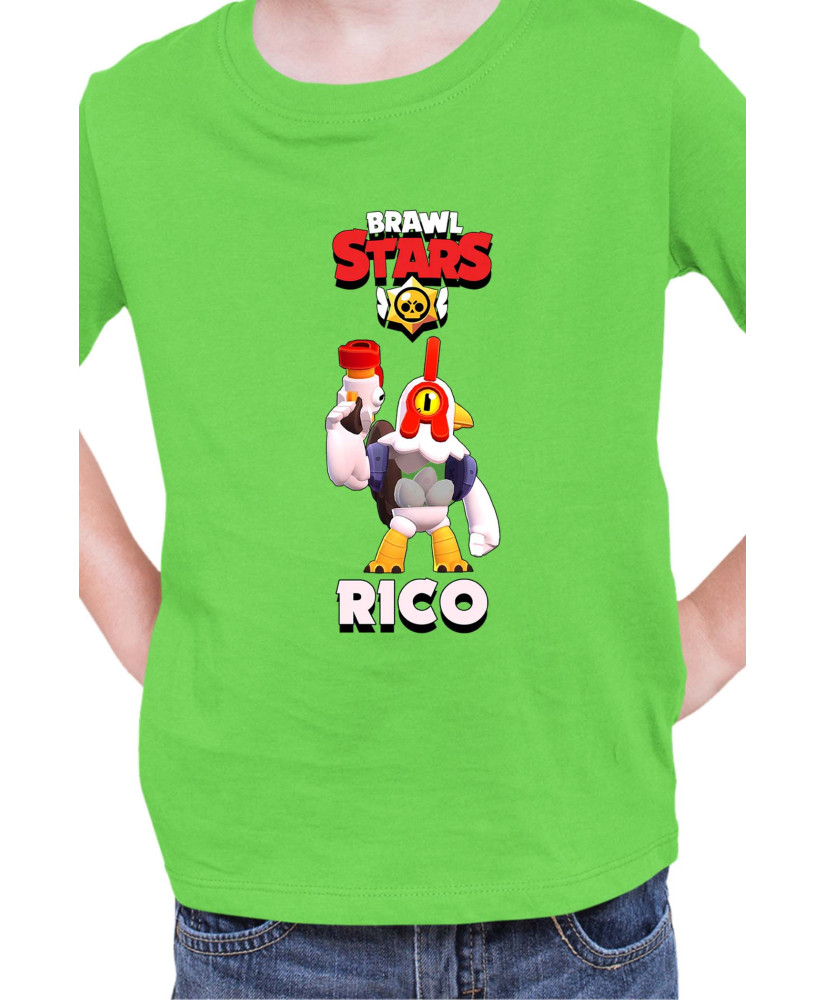 Детска Тениска Brawl Stars Battle Royale Rico Chicken Детска Тениска Brawl Stars Battle Royale Rico Chicken