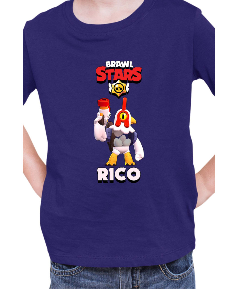 Детска Тениска Brawl Stars Battle Royale Rico Chicken Детска Тениска Brawl Stars Battle Royale Rico Chicken