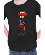 Детска Тениска Brawl Stars Battle Royale Shelly Bandita