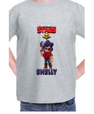 Детска Тениска Brawl Stars Battle Royale Shelly Bandita