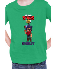Детска Тениска Brawl Stars Battle Royale Shelly Bandita