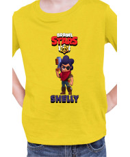 Детска Тениска Brawl Stars Battle Royale Shelly Bandita