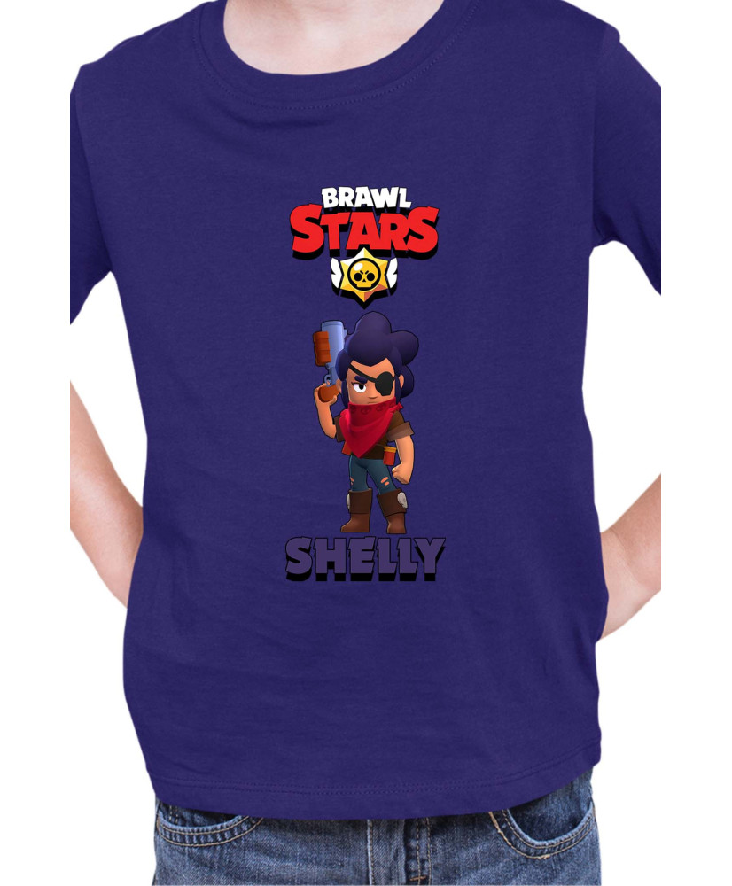 Детска Тениска Brawl Stars Battle Royale Shelly Bandita Детска Тениска Brawl Stars Battle Royale Shelly Bandita