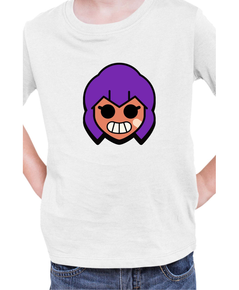 Детска Тениска Brawl Stars Battle Royale Shelly Pin Neutral Детска Тениска Brawl Stars Battle Royale Shelly Pin Neutral