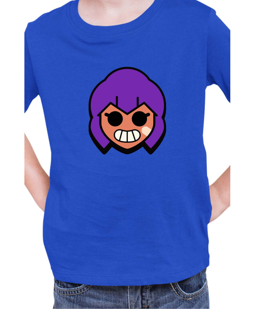 Детска Тениска Brawl Stars Battle Royale Shelly Pin Neutral Детска Тениска Brawl Stars Battle Royale Shelly Pin Neutral