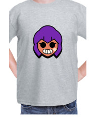 Детска Тениска Brawl Stars Battle Royale Shelly Pin Neutral