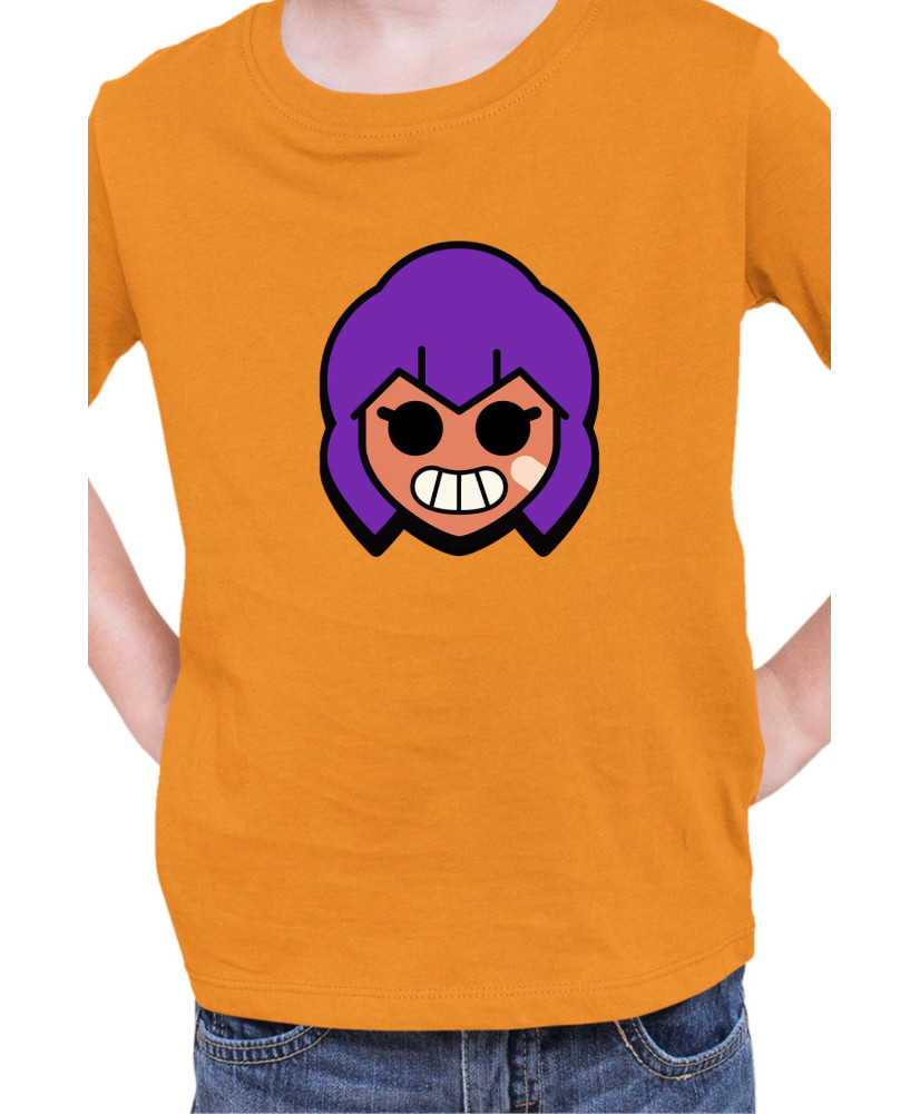 Детска Тениска Brawl Stars Battle Royale Shelly Pin Neutral Детска Тениска Brawl Stars Battle Royale Shelly Pin Neutral