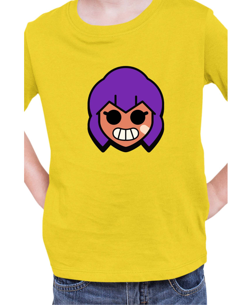 Детска Тениска Brawl Stars Battle Royale Shelly Pin Neutral