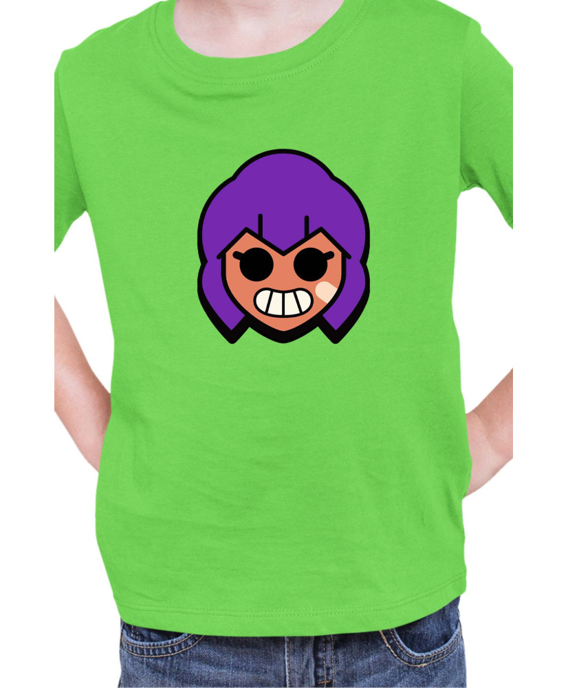 Детска Тениска Brawl Stars Battle Royale Shelly Pin Neutral Детска Тениска Brawl Stars Battle Royale Shelly Pin Neutral