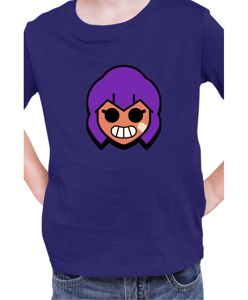 Детска Тениска Brawl Stars Battle Royale Shelly Pin Neutral Детска Тениска Brawl Stars Battle Royale Shelly Pin Neutral