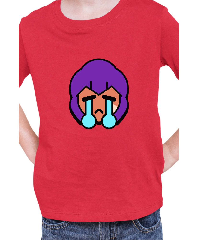 Детска Тениска Brawl Stars Battle Royale Shelly Pin Sad Детска Тениска Brawl Stars Battle Royale Shelly Pin Sad