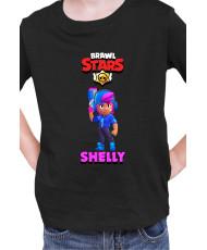 Детска Тениска Brawl Stars Battle Royale Shelly Star
