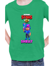Детска Тениска Brawl Stars Battle Royale Shelly Star