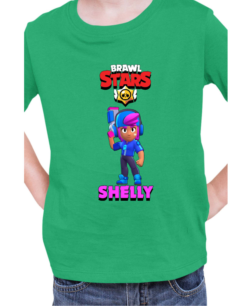 Детска Тениска Brawl Stars Battle Royale Shelly Star Детска Тениска Brawl Stars Battle Royale Shelly Star