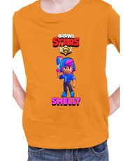 Детска Тениска Brawl Stars Battle Royale Shelly Star