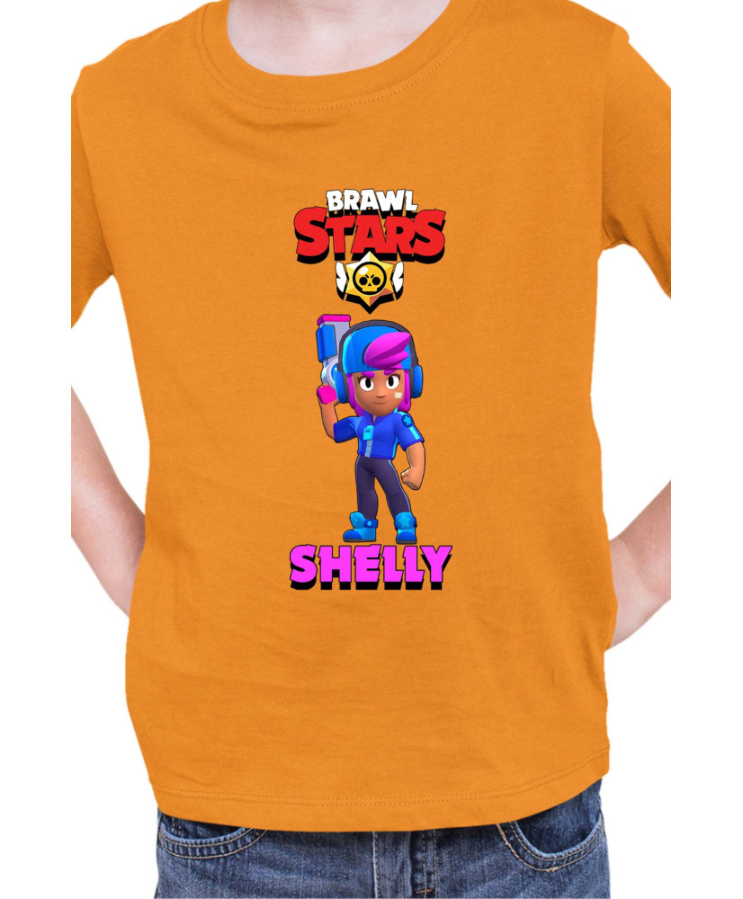 Детска Тениска Brawl Stars Battle Royale Shelly Star Детска Тениска Brawl Stars Battle Royale Shelly Star