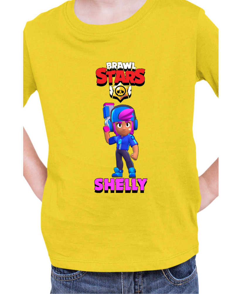 Детска Тениска Brawl Stars Battle Royale Shelly Star Детска Тениска Brawl Stars Battle Royale Shelly Star