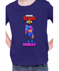 Детска Тениска Brawl Stars Battle Royale Shelly Star