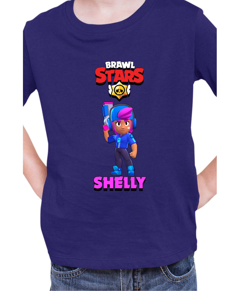 Детска Тениска Brawl Stars Battle Royale Shelly Star Детска Тениска Brawl Stars Battle Royale Shelly Star