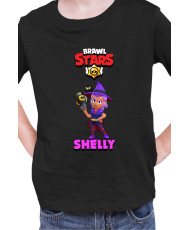 Детска Тениска Brawl Stars Battle Royale Shelly Witch