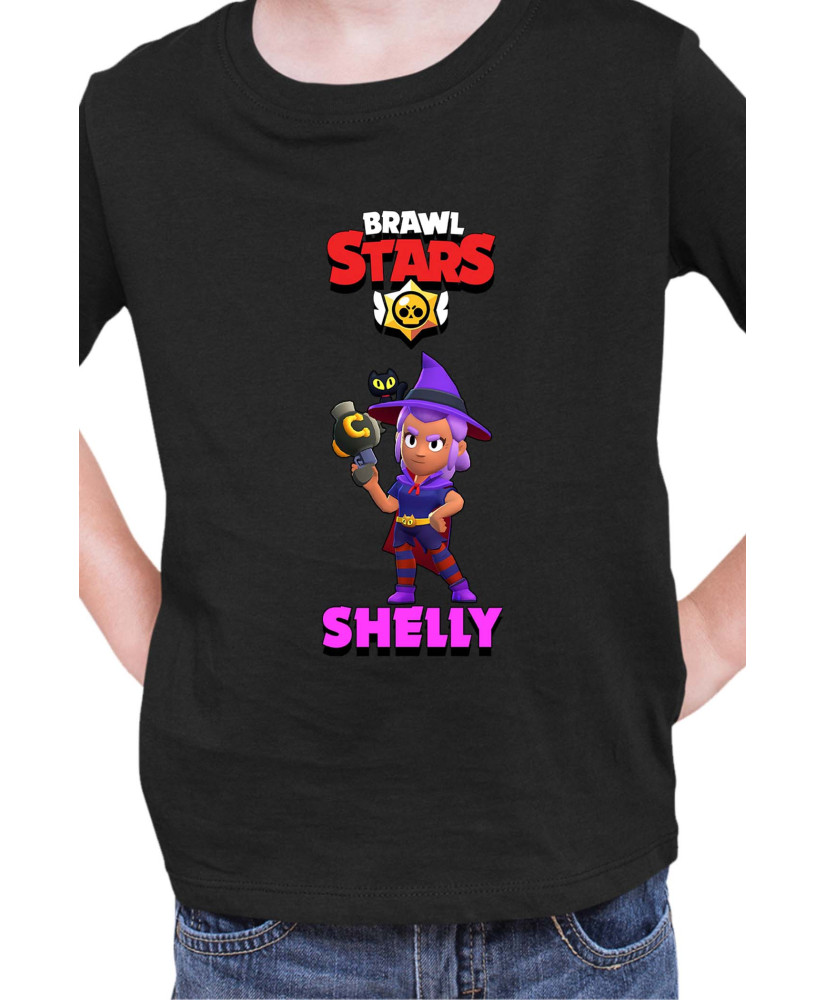 Детска Тениска Brawl Stars Battle Royale Shelly Witch Детска Тениска Brawl Stars Battle Royale Shelly Witch