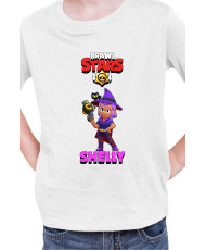 Детска Тениска Brawl Stars Battle Royale Shelly Witch