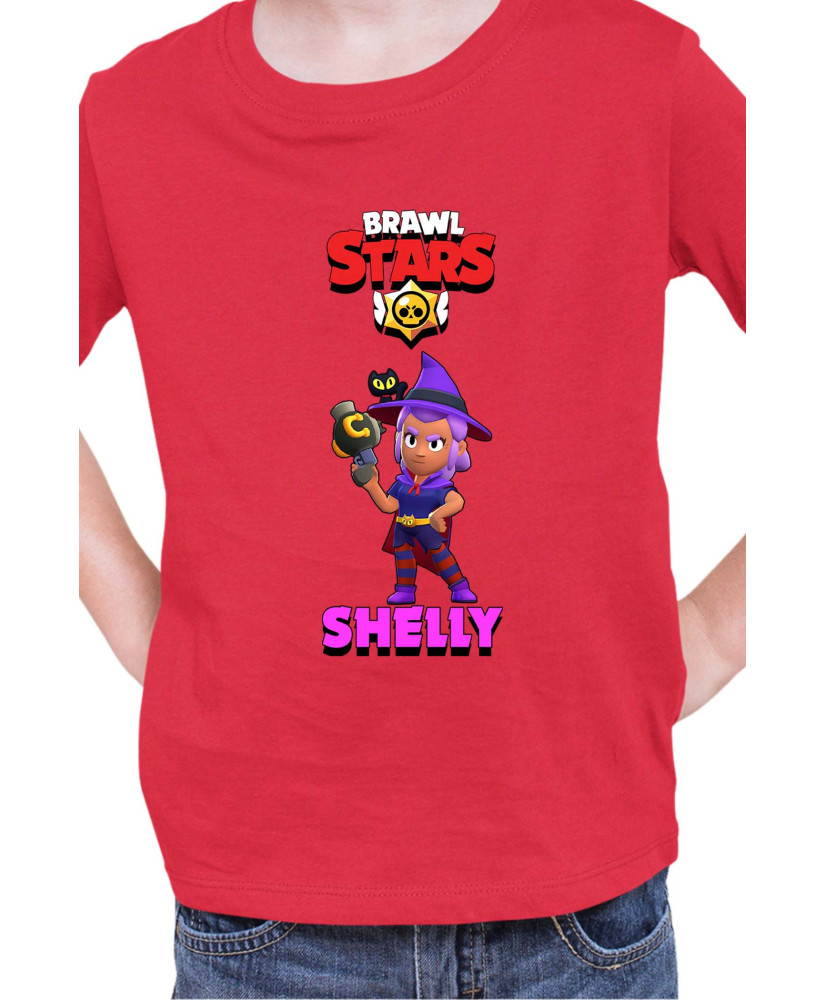 Детска Тениска Brawl Stars Battle Royale Shelly Witch Детска Тениска Brawl Stars Battle Royale Shelly Witch