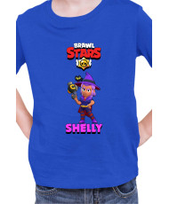 Детска Тениска Brawl Stars Battle Royale Shelly Witch