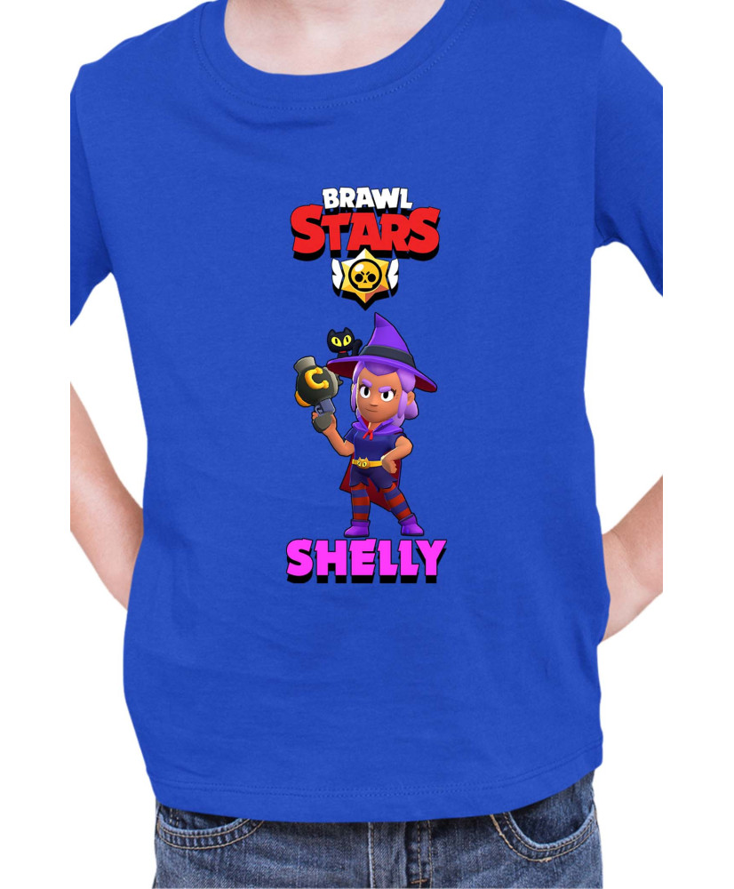 Детска Тениска Brawl Stars Battle Royale Shelly Witch Детска Тениска Brawl Stars Battle Royale Shelly Witch