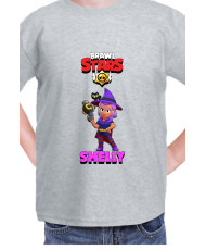 Детска Тениска Brawl Stars Battle Royale Shelly Witch