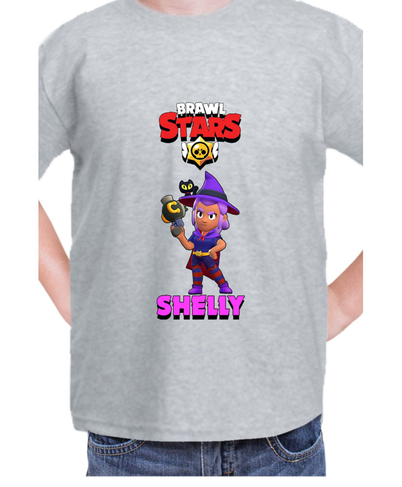 Детска Тениска Brawl Stars Battle Royale Shelly Witch Детска Тениска Brawl Stars Battle Royale Shelly Witch