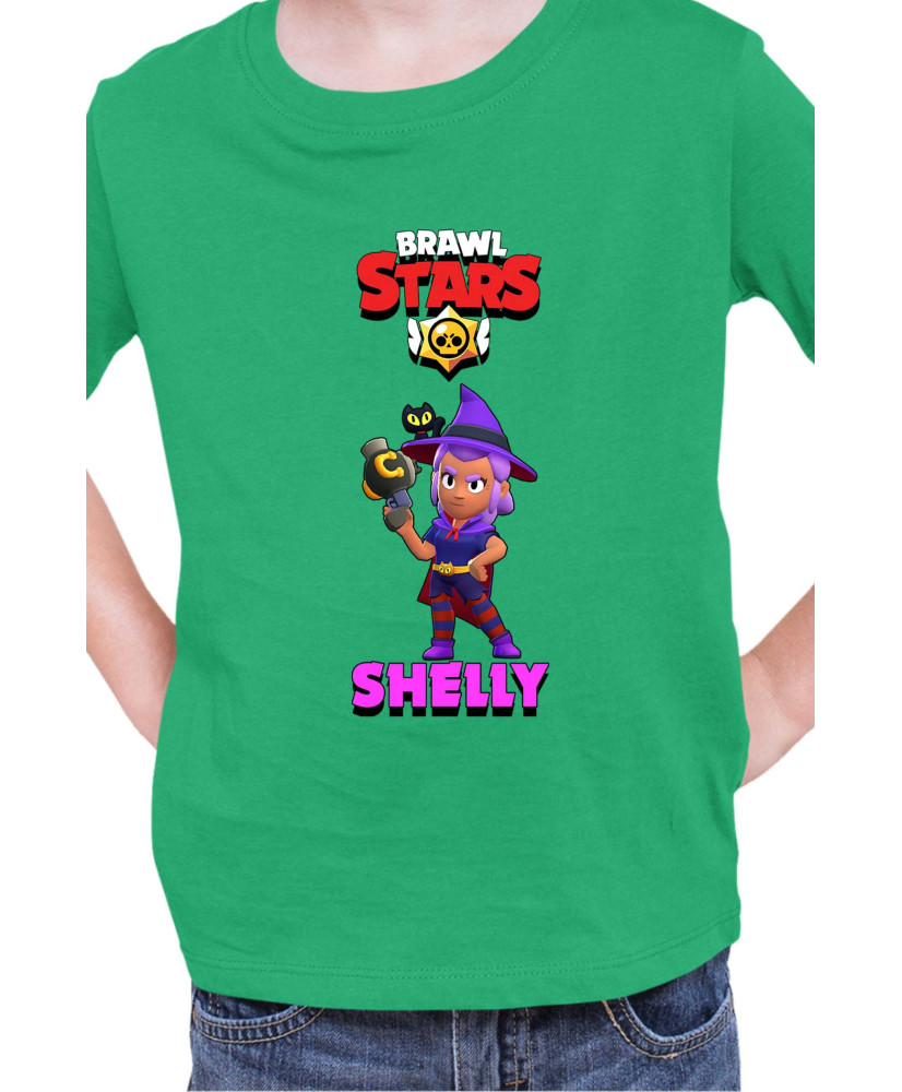 Детска Тениска Brawl Stars Battle Royale Shelly Witch Детска Тениска Brawl Stars Battle Royale Shelly Witch