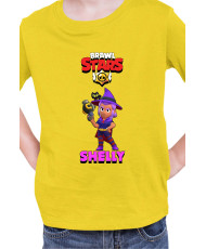 Детска Тениска Brawl Stars Battle Royale Shelly Witch