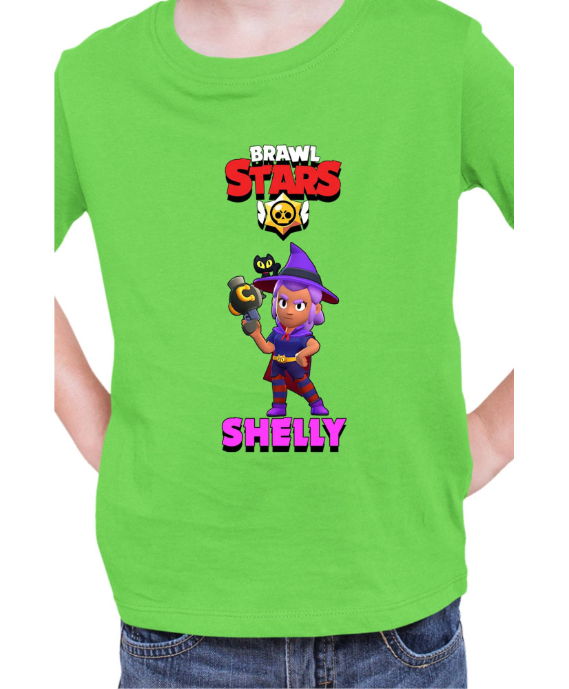 Детска Тениска Brawl Stars Battle Royale Shelly Witch Детска Тениска Brawl Stars Battle Royale Shelly Witch