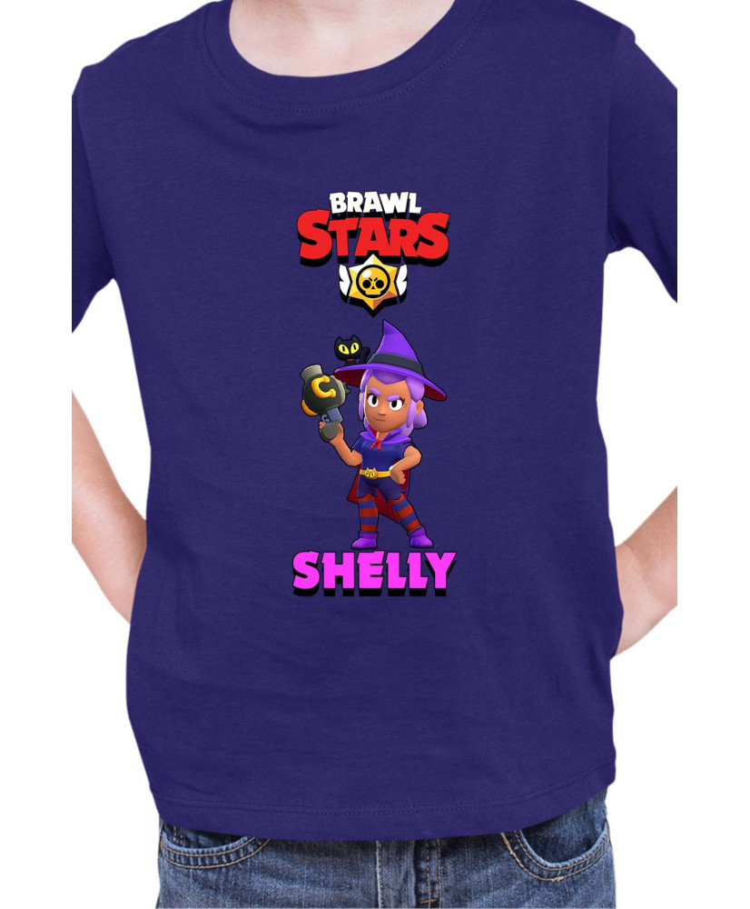 Детска Тениска Brawl Stars Battle Royale Shelly Witch Детска Тениска Brawl Stars Battle Royale Shelly Witch