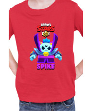Детска Тениска Brawl Stars Battle Royale Spike Dark Lord