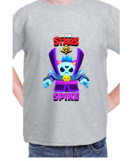 Детска Тениска Brawl Stars Battle Royale Spike Dark Lord