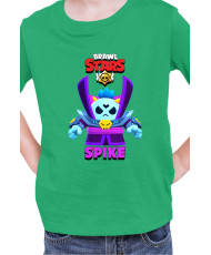 Детска Тениска Brawl Stars Battle Royale Spike Dark Lord