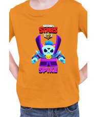 Детска Тениска Brawl Stars Battle Royale Spike Dark Lord