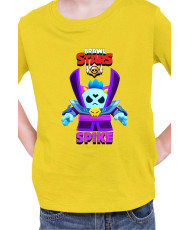 Детска Тениска Brawl Stars Battle Royale Spike Dark Lord
