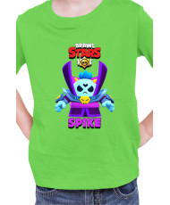 Детска Тениска Brawl Stars Battle Royale Spike Dark Lord