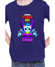 Детска Тениска Brawl Stars Battle Royale Spike Dark Lord