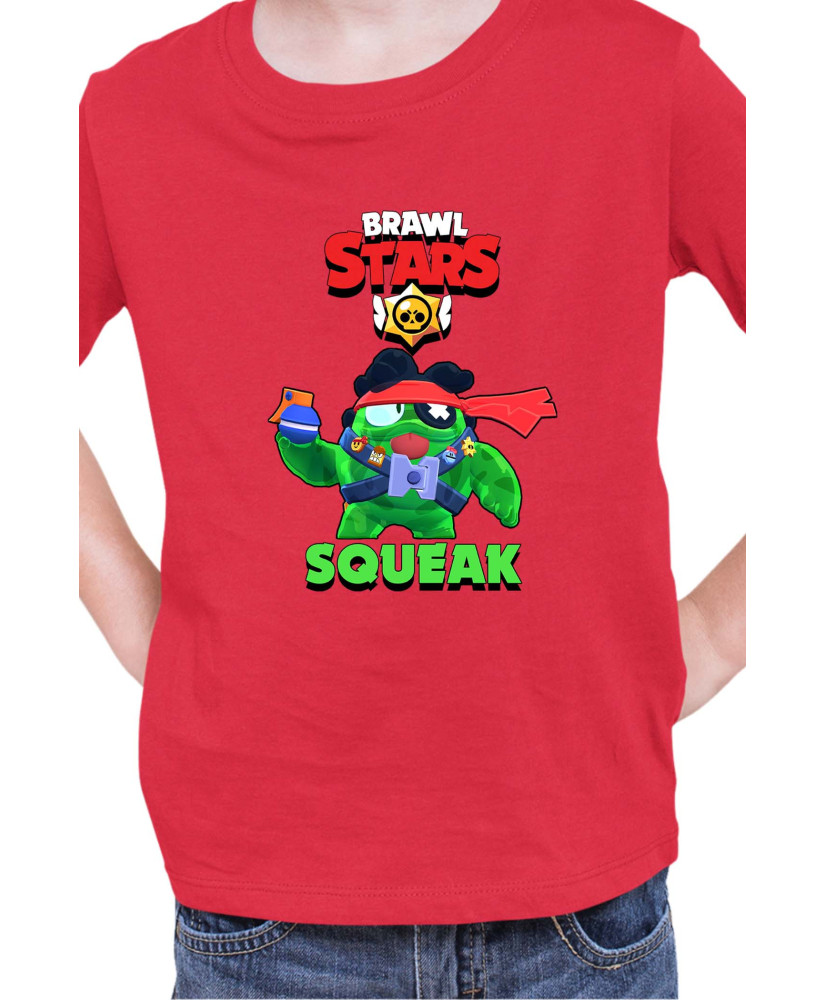 Детска Тениска Brawl Stars Battle Royale Squeak First Blob
