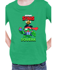 Детска Тениска Brawl Stars Battle Royale Squeak First Blob